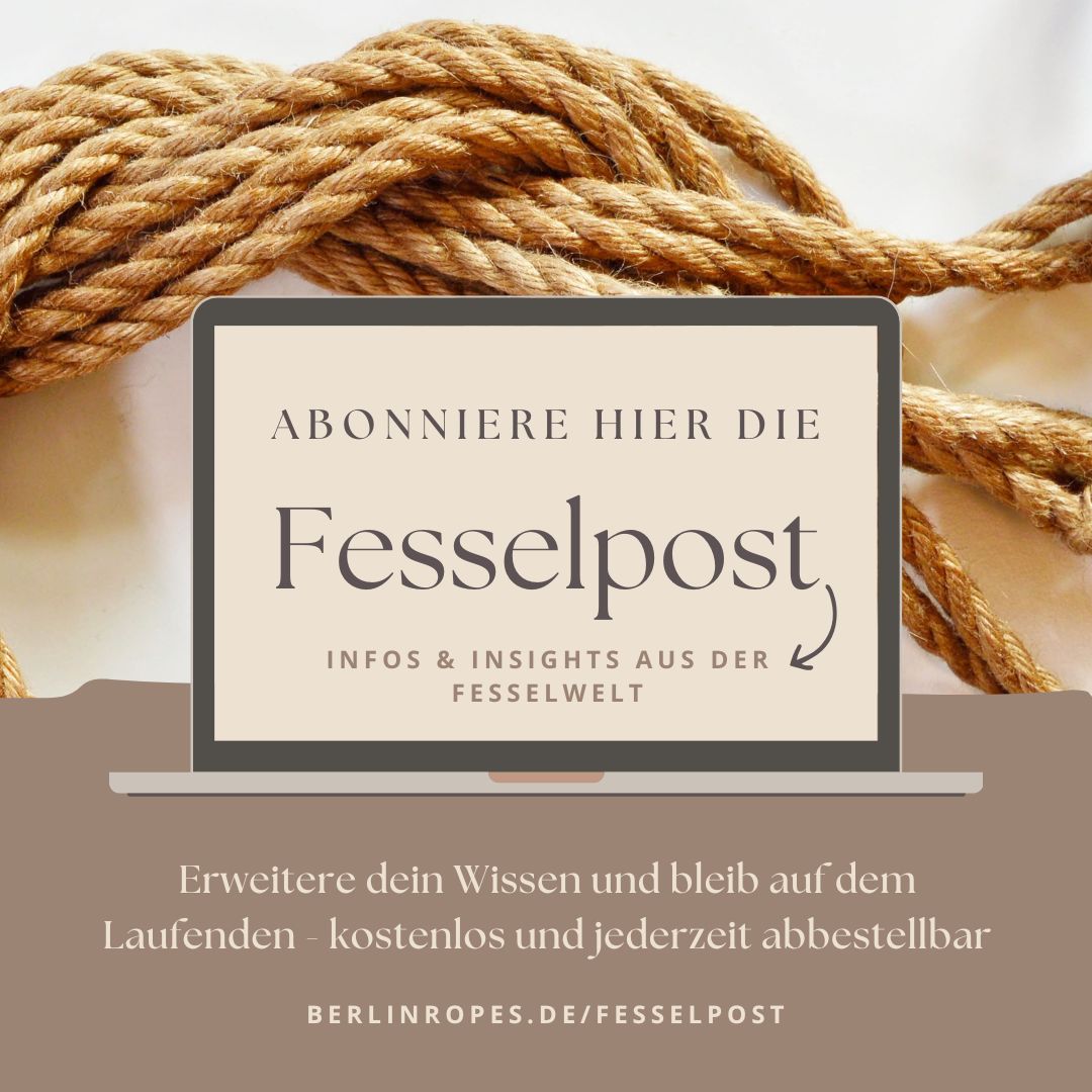 Shibari Newsletter Bondage Shibari lernen Berlin